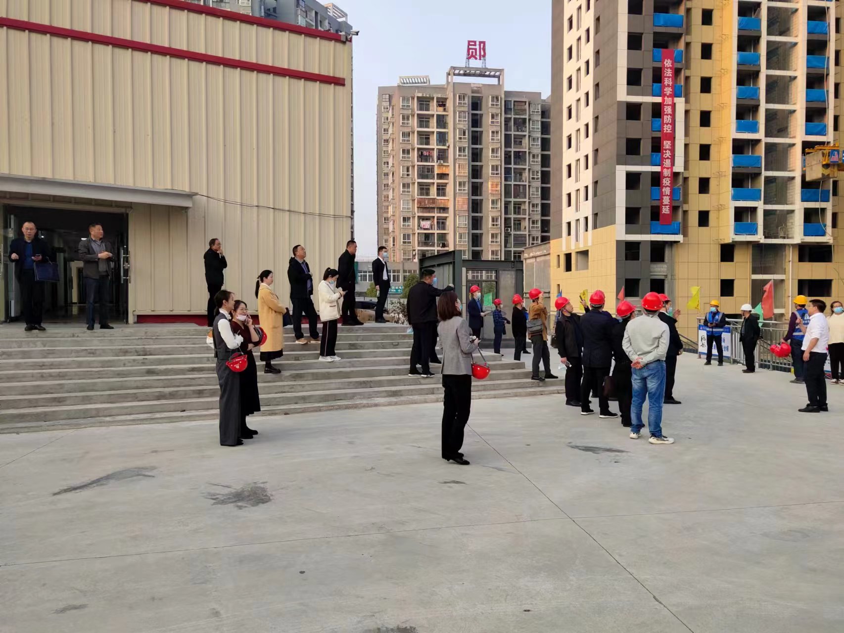 省住建厅督查小组领导莅临华林集团滨江尚都保障性住房项目调研！